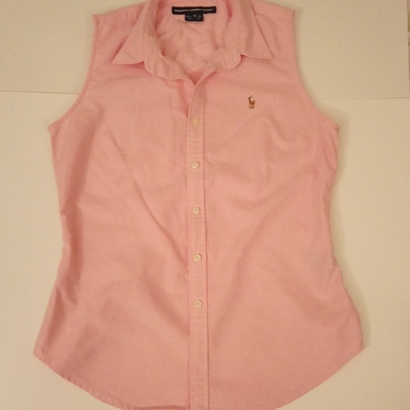 Polo Ralph Lauren Tops - 🚫Pink Sleeveless Ralph Lauren Sport Top- Size 10